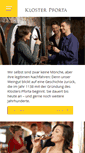 Mobile Screenshot of kloster-pforta.de